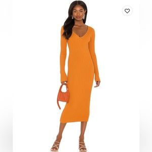 NBD midi sweater dress